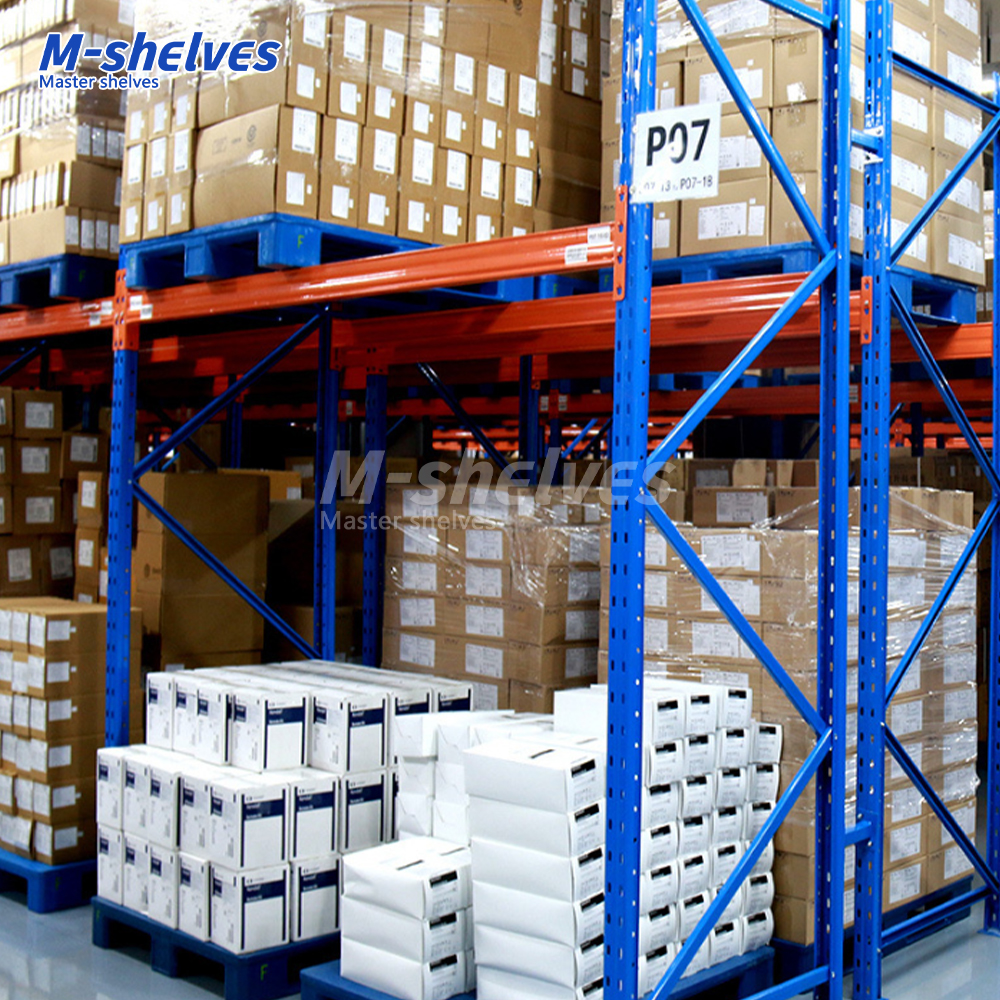 Metal Rack Storage Shelf Heavy Duty Selective Pallet Beam Racking for Industrial Warehouse Pallet Cargo
