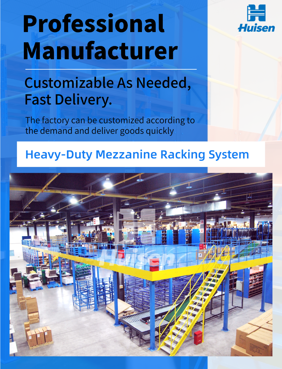 Customized Mezzanine Floor Racking
