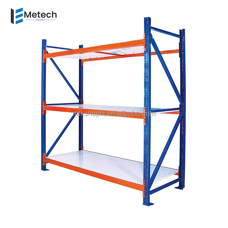 Heavy Duty Metal Warehouse Rack 500kg Load Bearing Storage Shelf