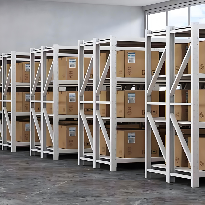 Medium Duty Industrial Metal Shelving Rack For Storage Warehouses Stacking Racks &amp; Shelves