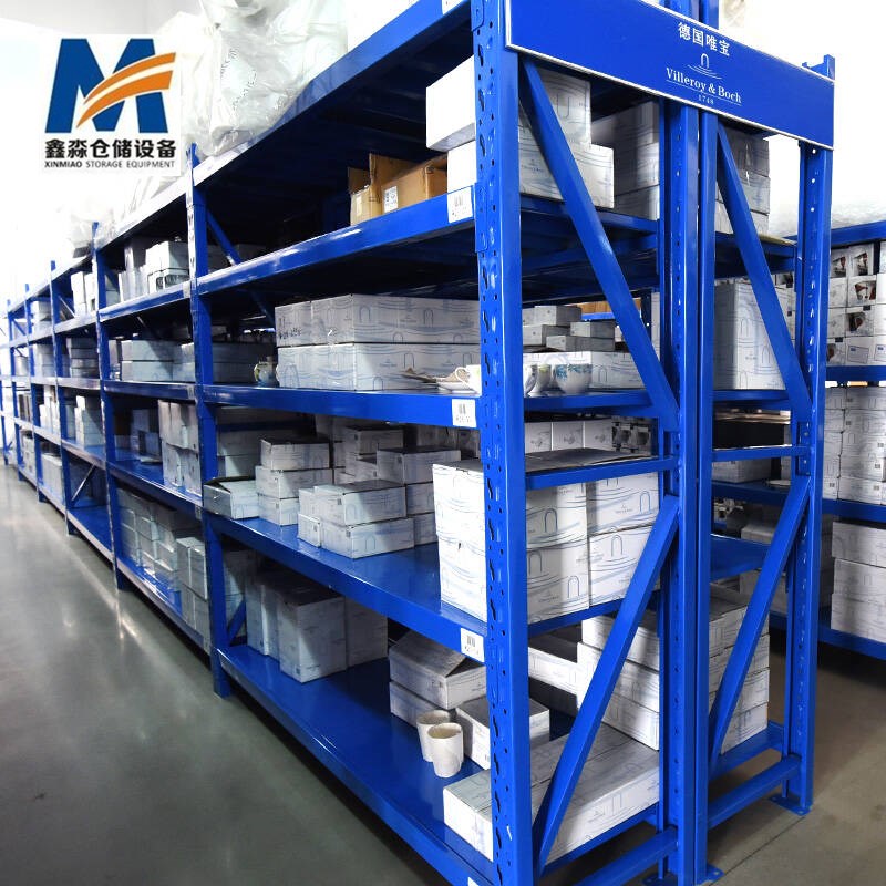 Mracking Light Duty Boltless Garage Storage Shelf Adjustable Metal Steel Racking 4 Tier Warehouse Rack for Sale