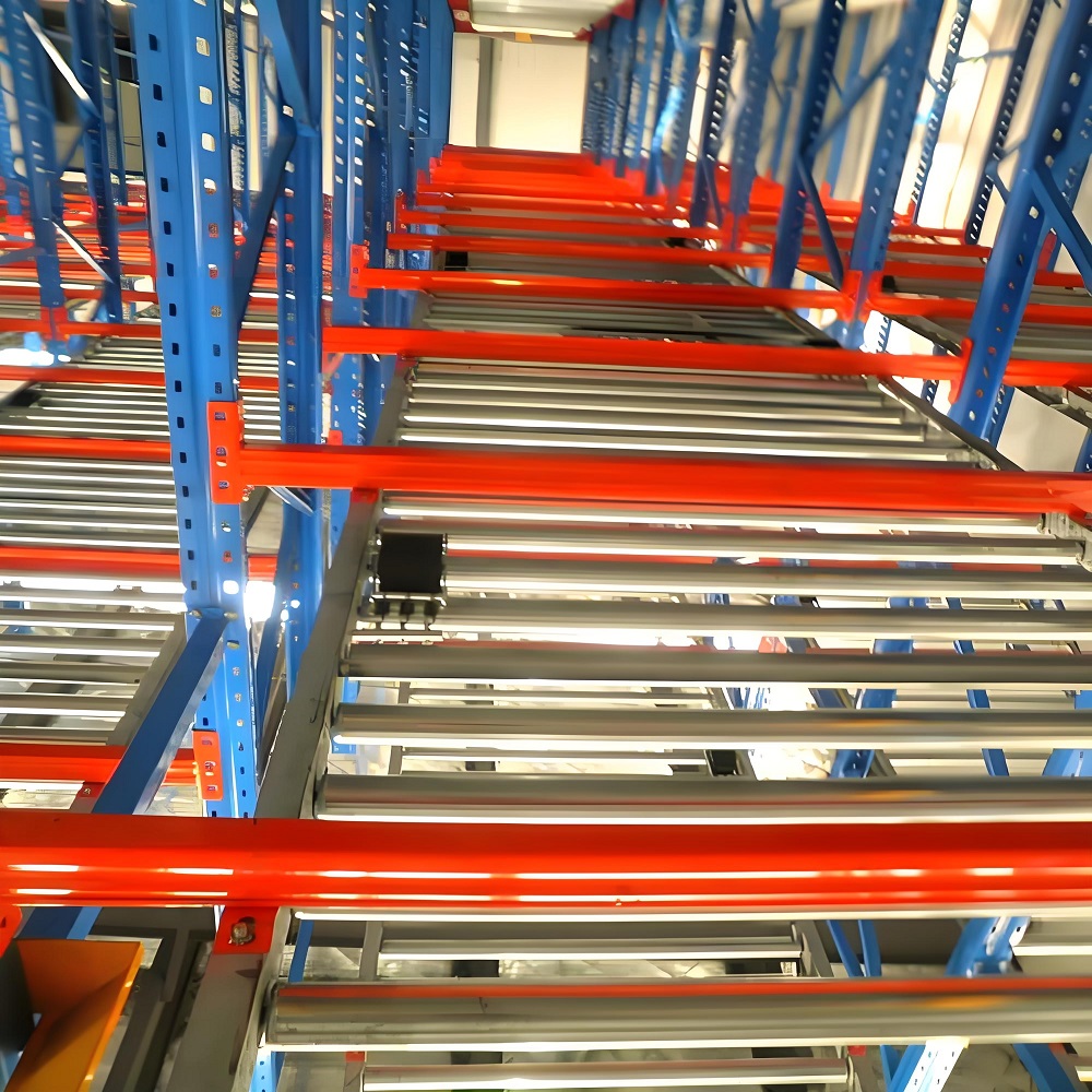 Factory Custom FIFO High Efficient Warehouse Storage Gravity Pallet Flow Racks Roller Rack/Pallet Flow Racking