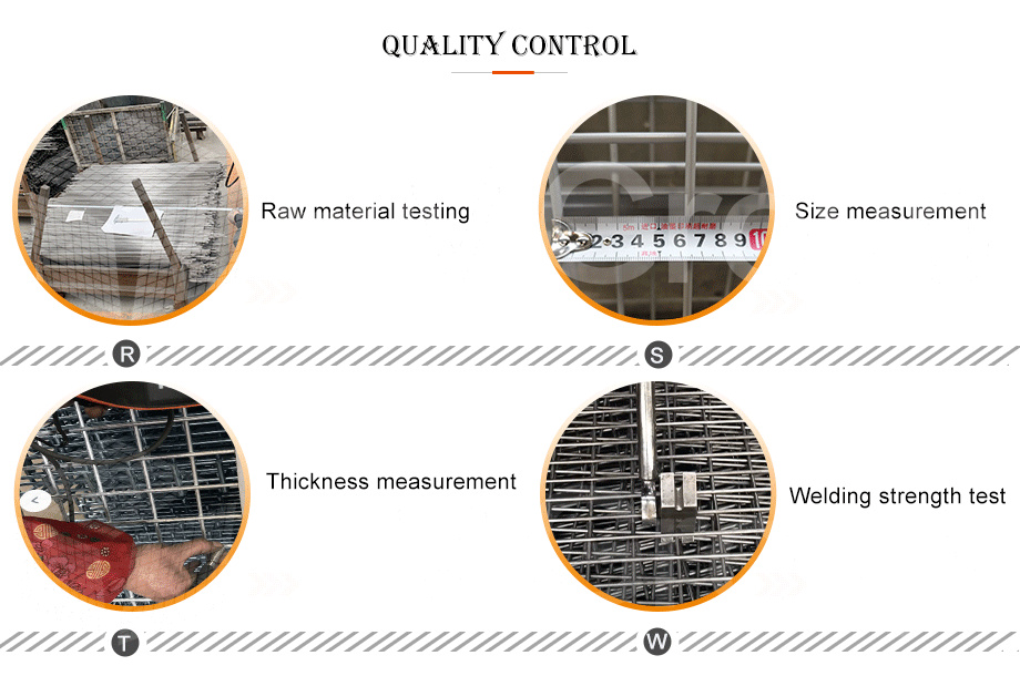 Galvanized Steel Pallet Rack Hanging Metal Wire Mesh Shelf Dividers