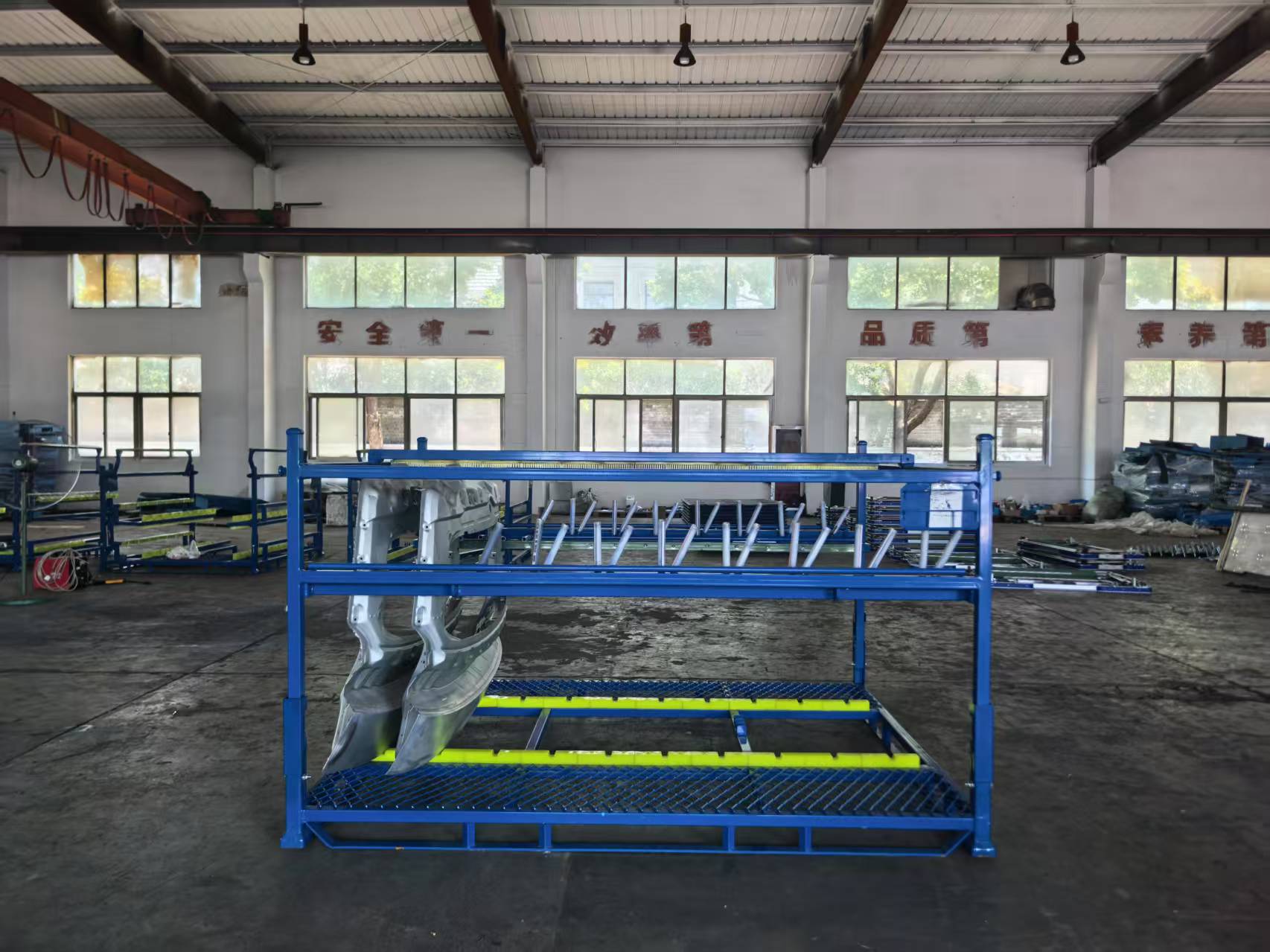 Less Space Foldable Backdoor Transport Rack Heavy-Duty Cart with Good Protecting for Automotive Rear Component Transfer