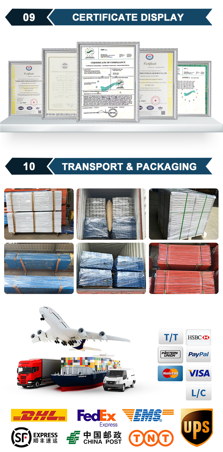 Herschel Warehouse Heavy Duty Industrial Steel Fabric Roll Storage Warehouse Pallet Racking