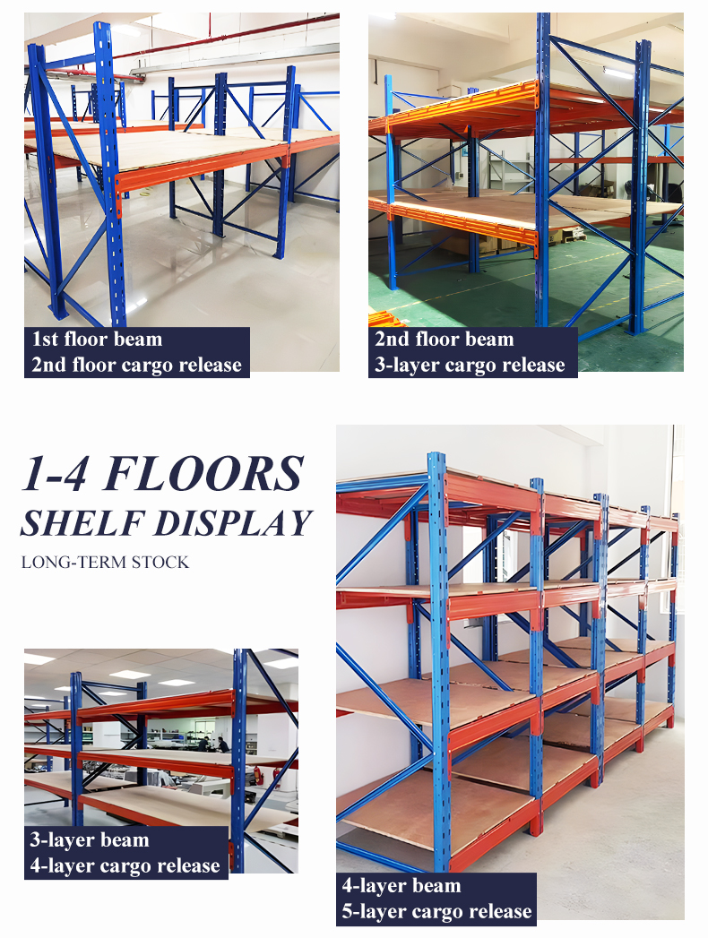 Industrial warehouse pallet rack storage