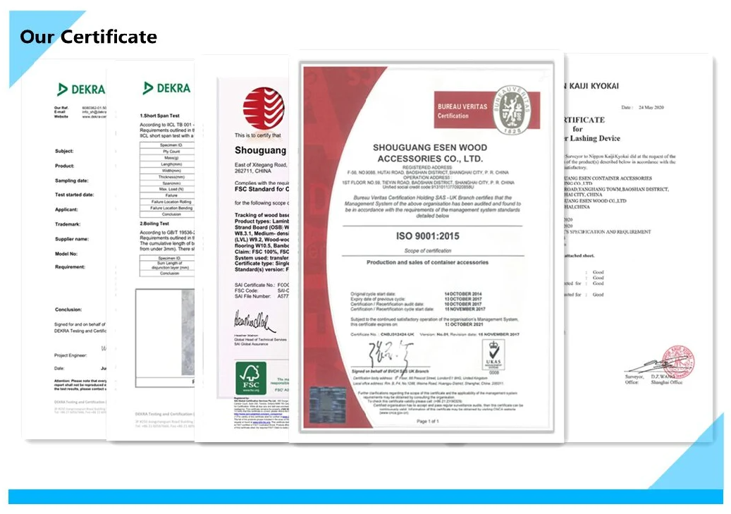 Certifications Quality Standard