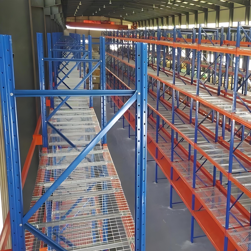 Heavy Duty 5-Layer Drive-In Pallet Rack Industrial Steel Metal Durable Foldable Adjustable Anti-Rust 500-4000kg/Level ISO