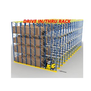 High Density Drive-In Pallet Rack Warehouse Storage System