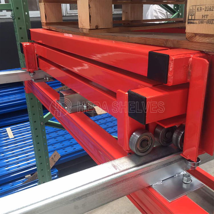 Push Back Racking System Vietnam Customization Heavy Duty Steel Screw Assembly Electrostatic Powder Coating