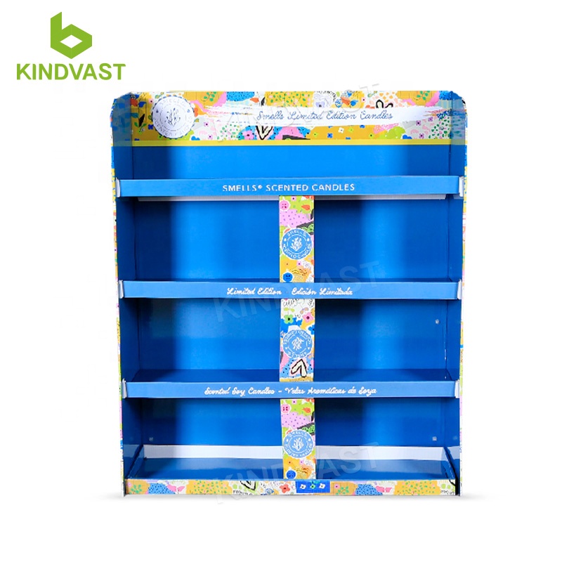 Custom Supermarket Club Half Full Pallet Displays Corrugated Pdq Trays Cardboard Retail Pallet Displays Rack