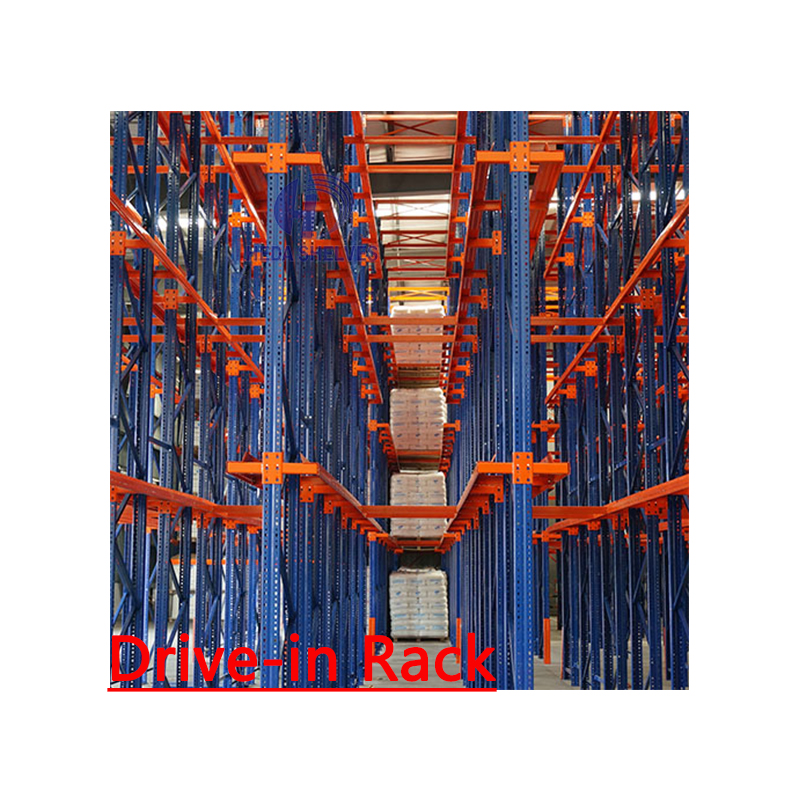 High Density Drive-In Pallet Rack Warehouse Storage System Drive in Rack Pallet Racking Double Deep Pallet Racks