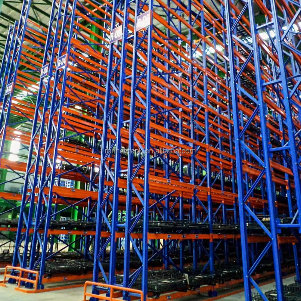 China Factory Narrow Aisle Pallet Racking VNA Pallet Racking High Density Storage Racking