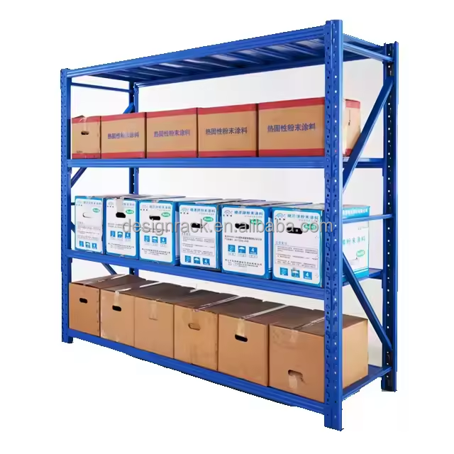 Wide Span Shelving Units Wholesales Price Warehouse Rack Storage Pallet Racks Shelf Blue &amp; Orange Pallet Racking