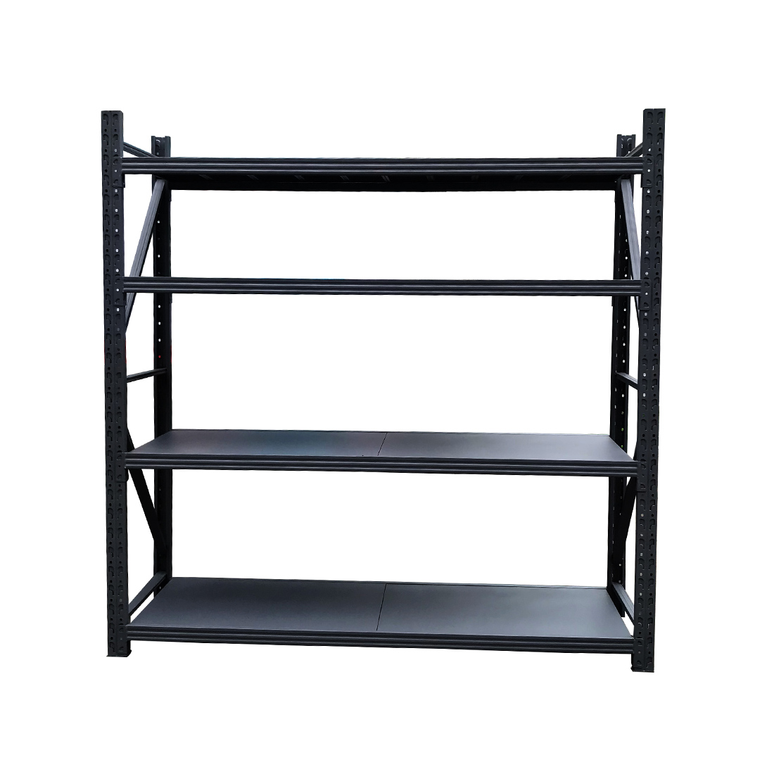 Longspan Shelving Rack High Bay Industrial Shelves Narrow Aisle Heavy Duty Metal Warehouse Storage Selective Pallet Racking
