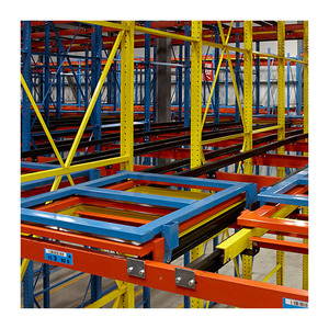Mracking Push Back Pallet Racking System for Sale Customizable Back to Back