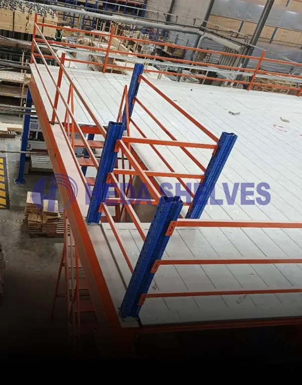 Rack-supported mezzanine floor for manual picking warehouse in Kenya