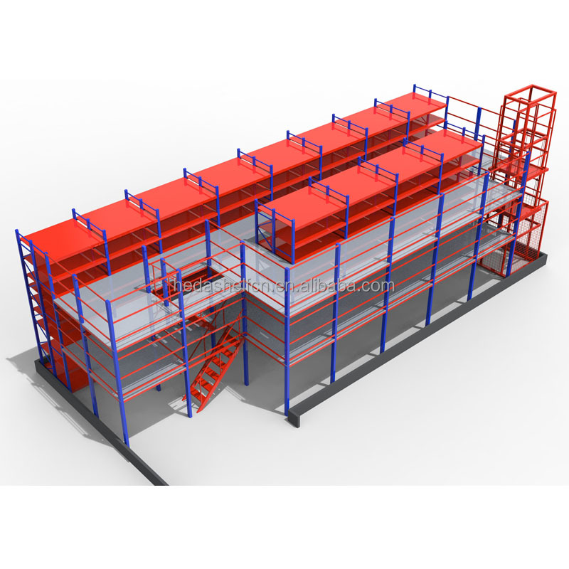 Wholesale Supplier Mezzanine Rack Heavy Duty Industrial Shelving Warehouse Shelf Racks
