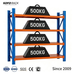 Custom Heavy Duty Industrial Steel 5 Multi-Level Stacking Storage Beam Pallet Racking