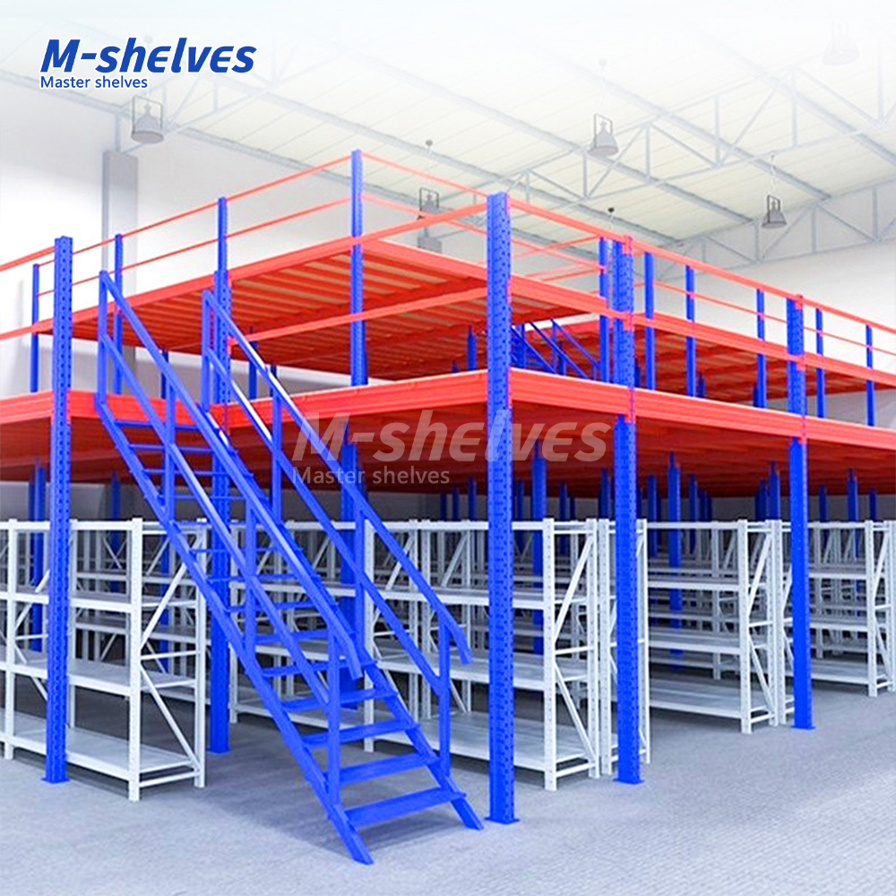 Custom Corrosion Protected Adjustable Pallet Rack Steel Structure Mezzanine Floor Heavy Duty Warehouse Loft Platform Racking