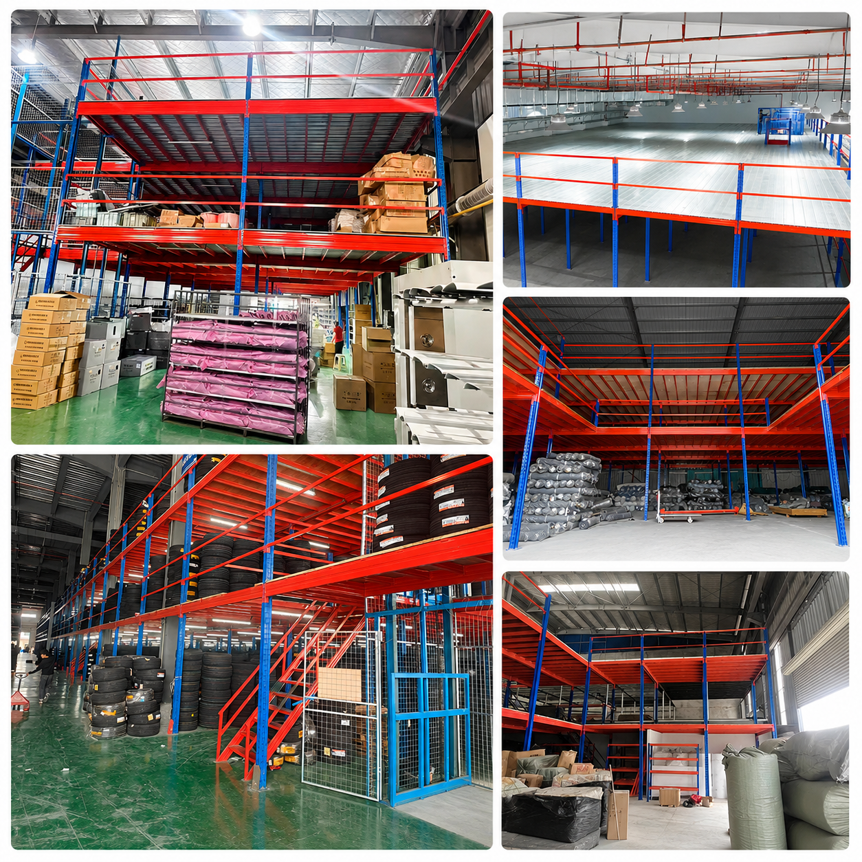 CE Certified Heavy Duty Mezzanine Loft Rack Multi Level Steel Structure Storage Platform