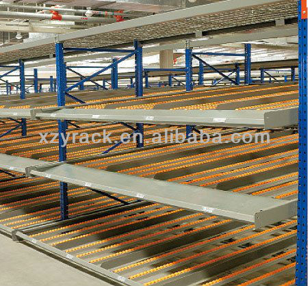 XZY High Quality Steel Carton Flow Rack System Industrial Heavy Duty Gravity Roller Racking 100kg-1000kg Capacity for Warehouse