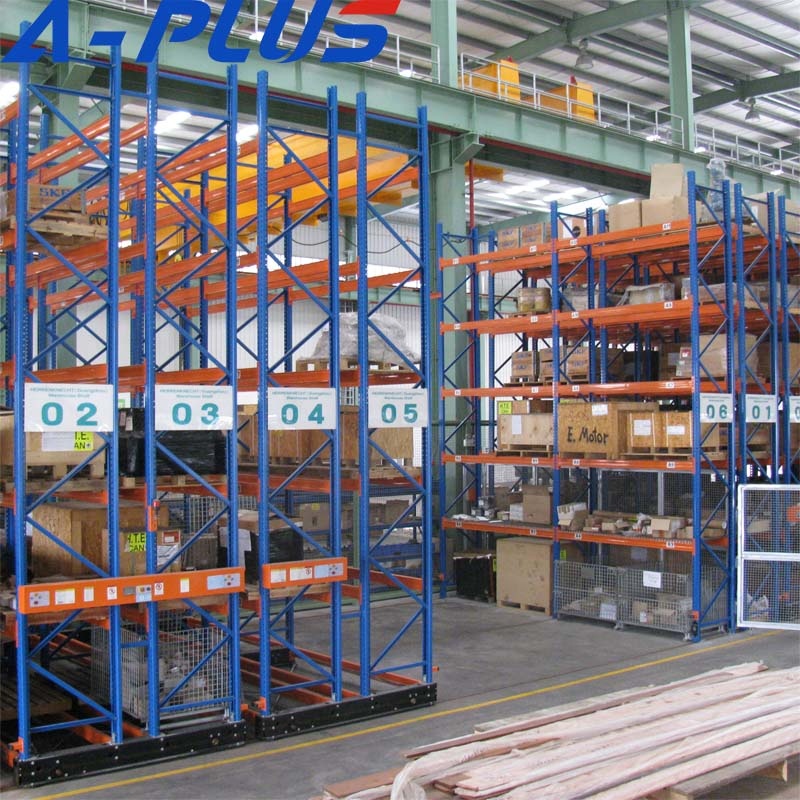 Material Rack Automated Storage Electric Mobile Warehouse Racking System