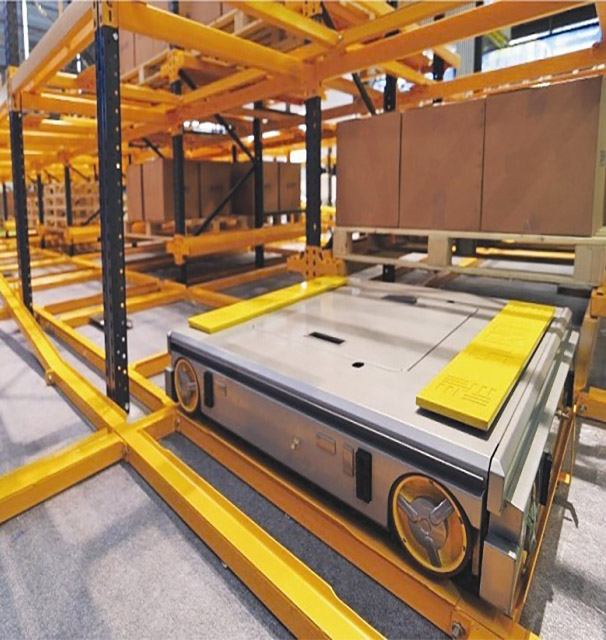 Shuttle Racking Heavy-Duty Thickened Pallet Rack System High-Bay Automated VAN Stacking 5-Layer Warehouse Racks &amp; Shelves
