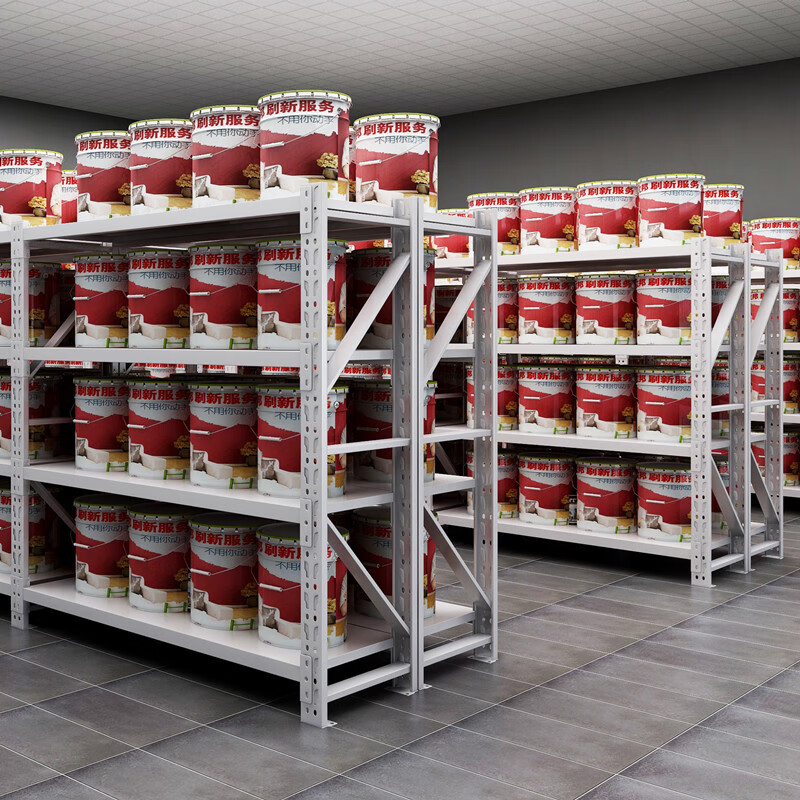 XLB Steel Selective Pallet Rack 4 Layer Warehouse Automation Shelves Corrosion Protection Powder Coated