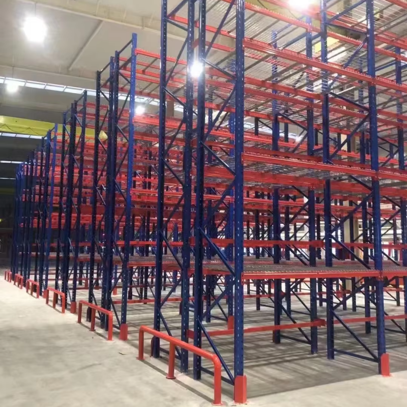 2-5 Tier Wide Aisle Heavy Load Pallet Racking for Automated Warehouse Online Order Fulfillment Hub