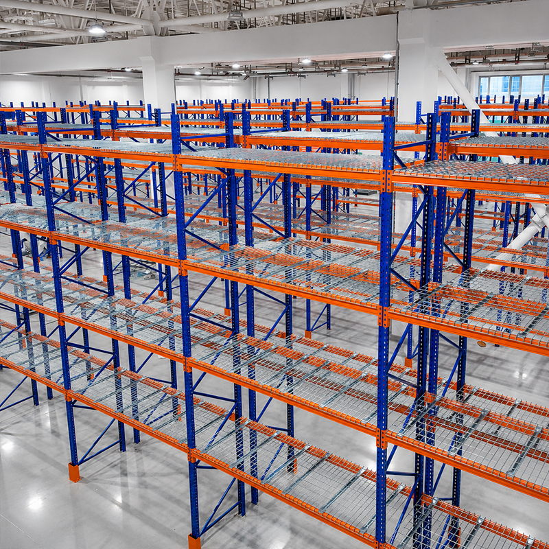 Selective Pallet Rack Q235B Steel Steel Storage Rack Storage Shelving Beam Shelves Warehouse Adjustable