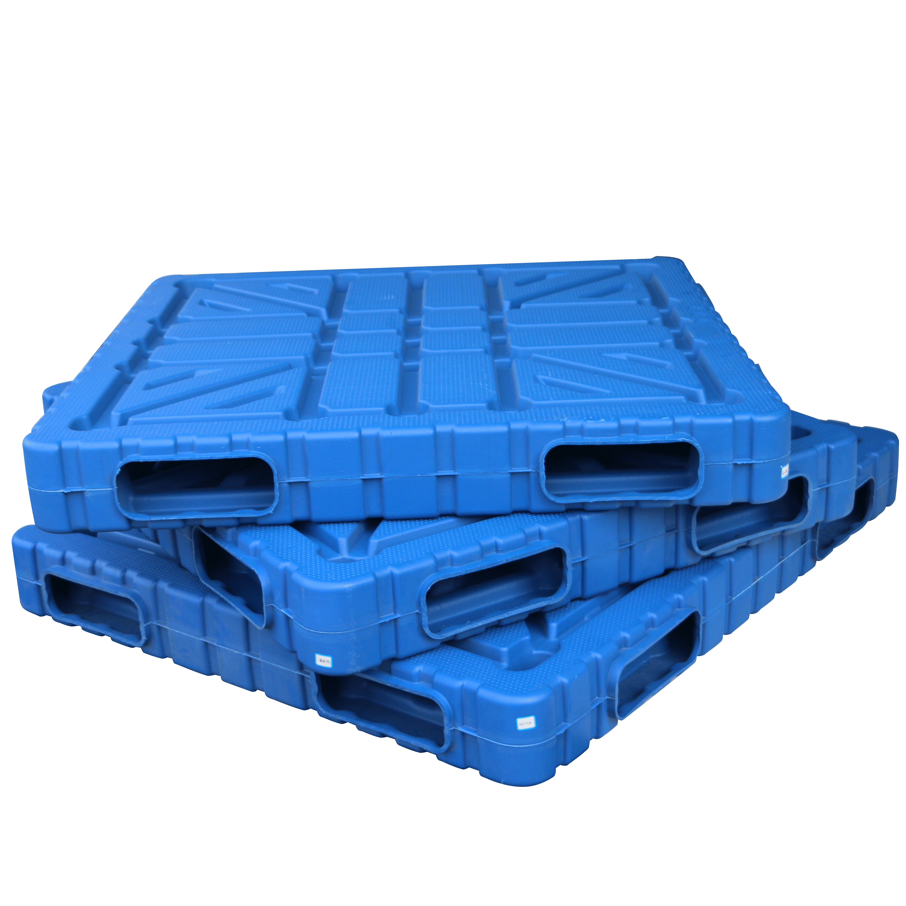 NEXARA High Quality 1210*1200*150mm One-Piece Blow Molding Euro Pallet Heavy Duty Warehouse Storage Pallet Rack Solution