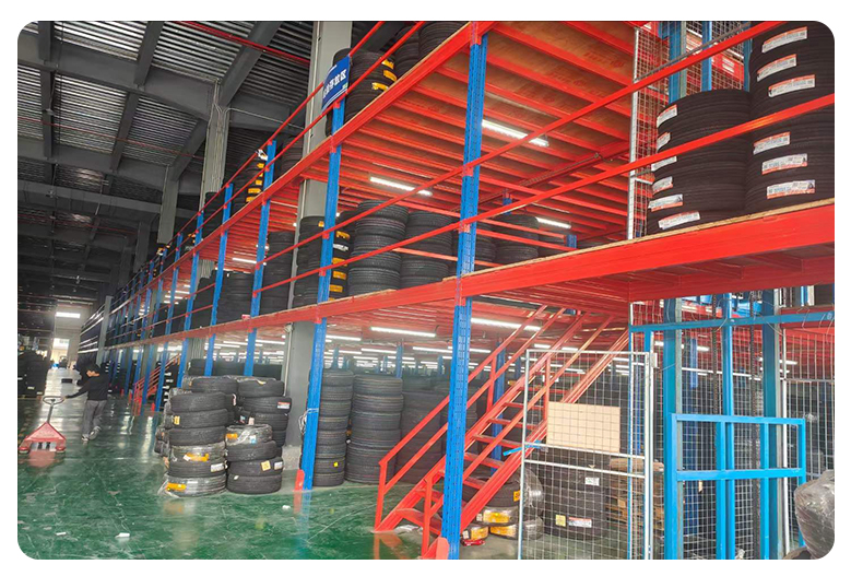 Industrial Warehouse Mezzanine Floor System Steel Structure Platform for Space Saving Storage Solution