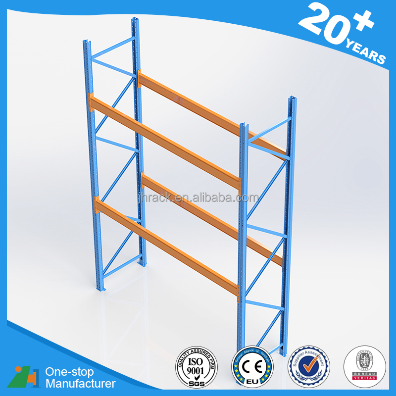 Heavy Duty Teardrop Hole Beam Selective Pallet Rack - Easy Assembly Wide Span Racking for Warehouse Pallet Storage