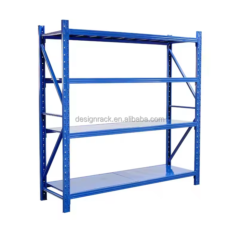Medium Duty Industrial WarehousePowder Coating Cargo Storage Pallet Racking Equipment Metal Iron Supermarket Stacking Rack