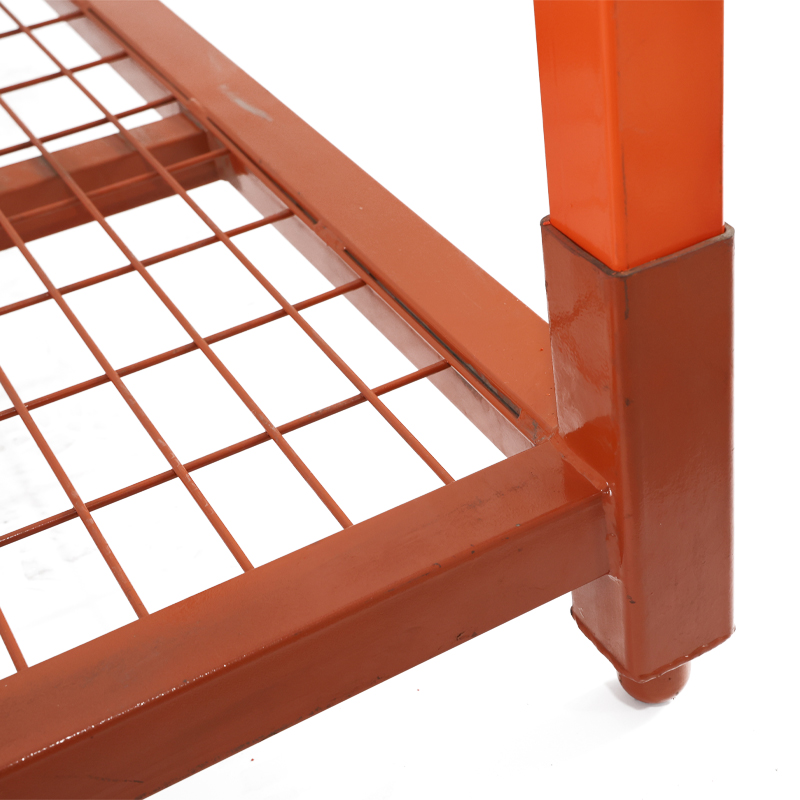 Wholesale Cost-Effective Portable Steel Roll Stack Rack Foldable Frame Pallet Stacking Frames Durable Warehouse Rack