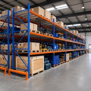 Factory Pallet Racks Q235B Steel Schwerlastregal for Logistics Hubs