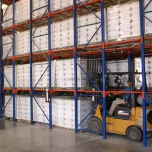 1000 kg Per Layer Heavy Duty Pallet Rack High Density Steel Storage System for Warehouse Cold Storage