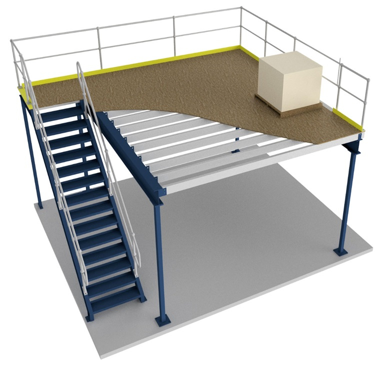 Steel Mezzanine Detail View 2