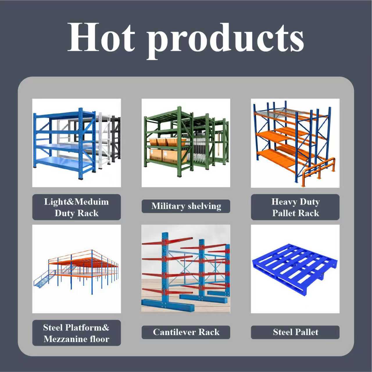 Garage Storage Factory Steel Metal Van Rack System Heavy Duty Shelving Single Deep Industrial Pallet Rack Shelving