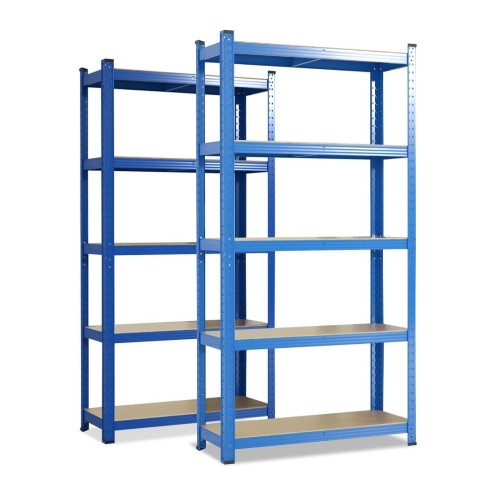 Industry Warehouse Racking Steel Pallets Mezzanine Rack 4/5 Tier Steel Boltless Racking Storage Adjustable Shelf Organizer