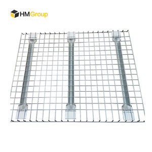 Pallet Racking Durable Metal Industrial 880x1100 mm Fireproof Steel Flared Channel Wire Decking