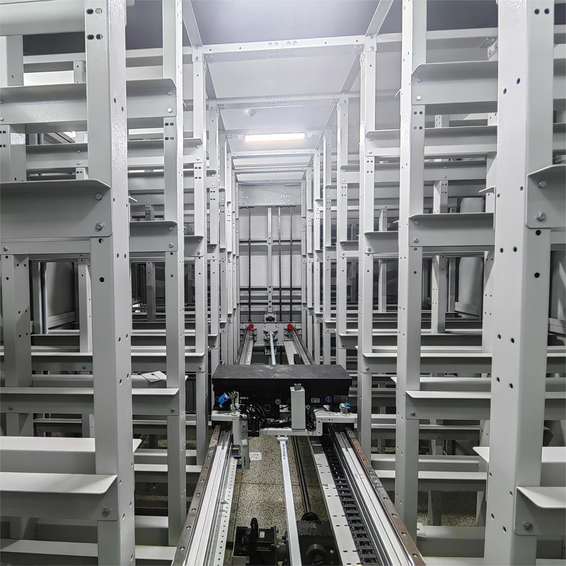 Fully Automatic Corrosion Protection 5-layer Freestanding 1.5mm Thick Powder Coated Steel Storage Shelf Efficient Warehouse