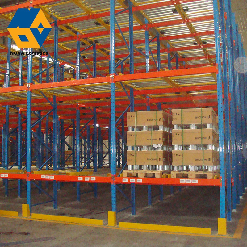 NOVA Cold Room Heavy Duty Steel Rack Logistics Equipment Warehouse Gravity Pallet Flow Racking