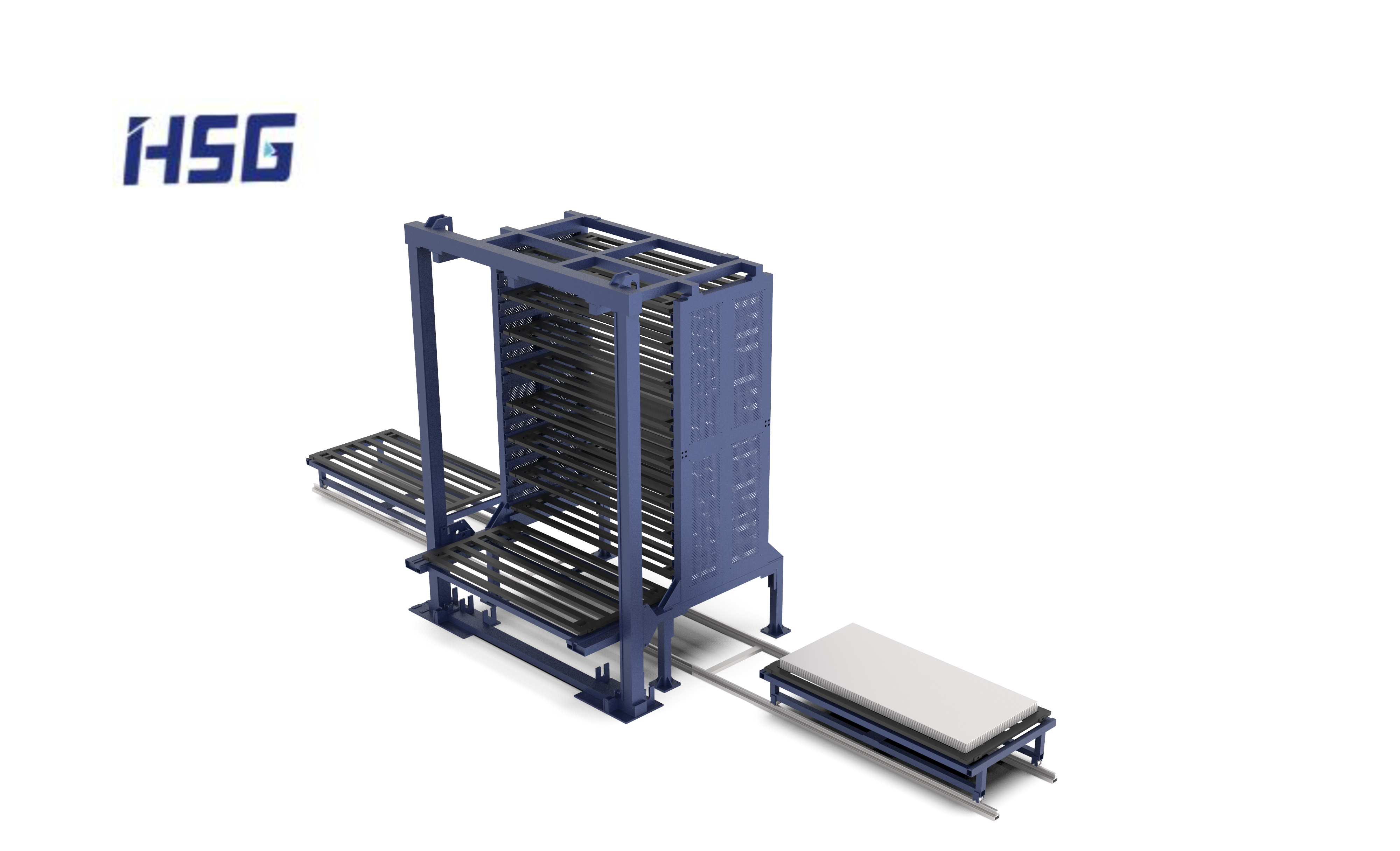 Automatic Pallet Racks For Sheet Metals Stainless Steel Carbon Steel Metal Sheet Pallet Rack