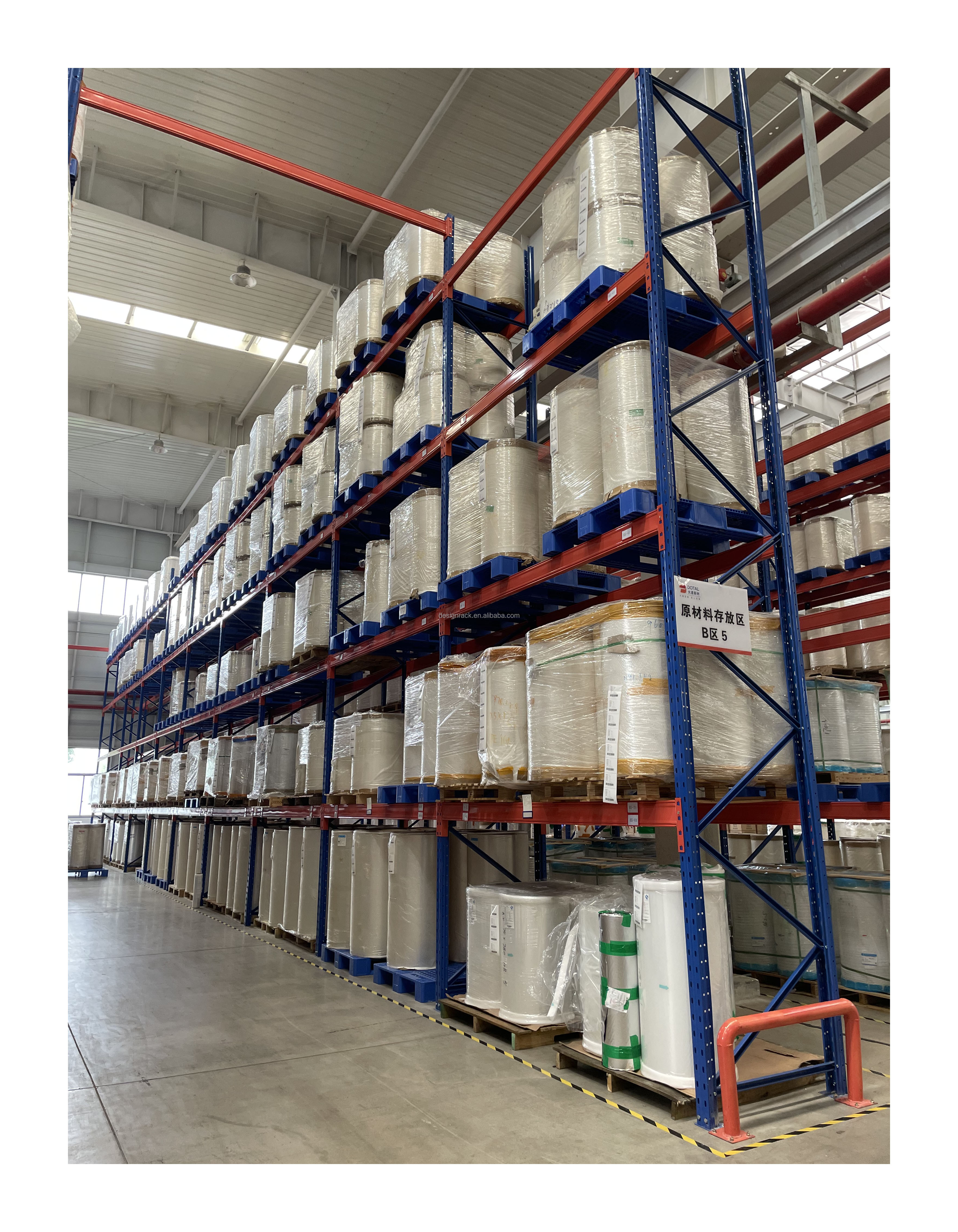 EU Standard Galvanized Steel Warehouse Heavy Duty Selective Racking
