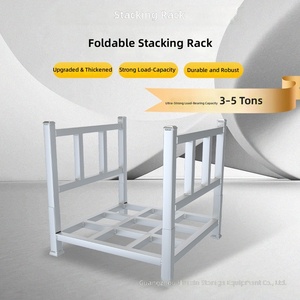 Guangzhou Custom-Made Stackable Folding Steel Pallet Racking
