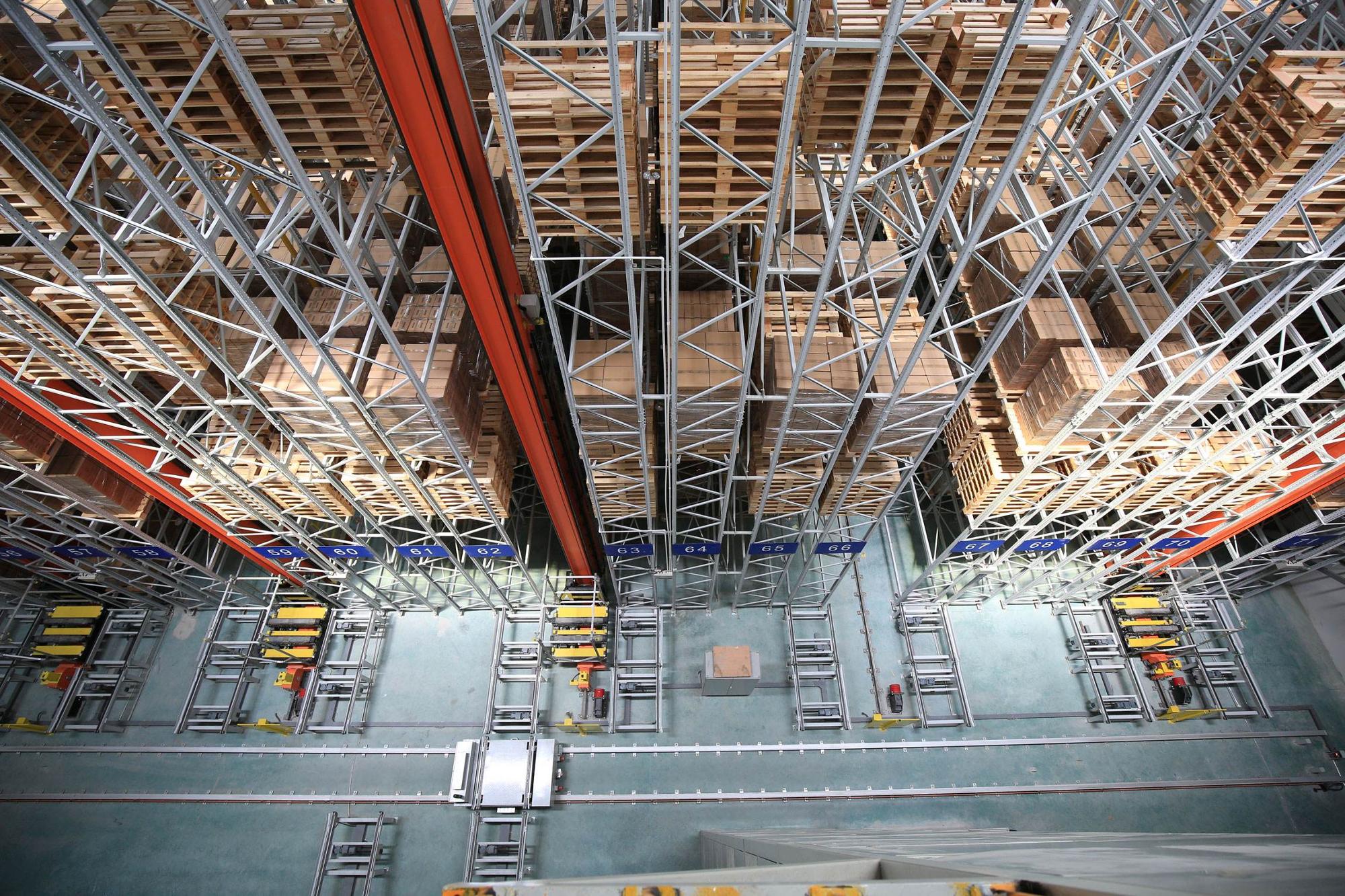 Stacker Crane Operation Layout