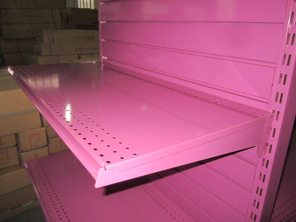 2019 New Design Slatwall Display Shelving/Slatwall Gondola Shelf/Slatwall Gondola Shelving