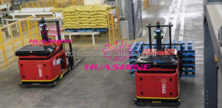 HUASHINE INTELLIGENT Warehouse Automatic Storage Racking ASRS System Chemical Nylon, Carbon Black Industry